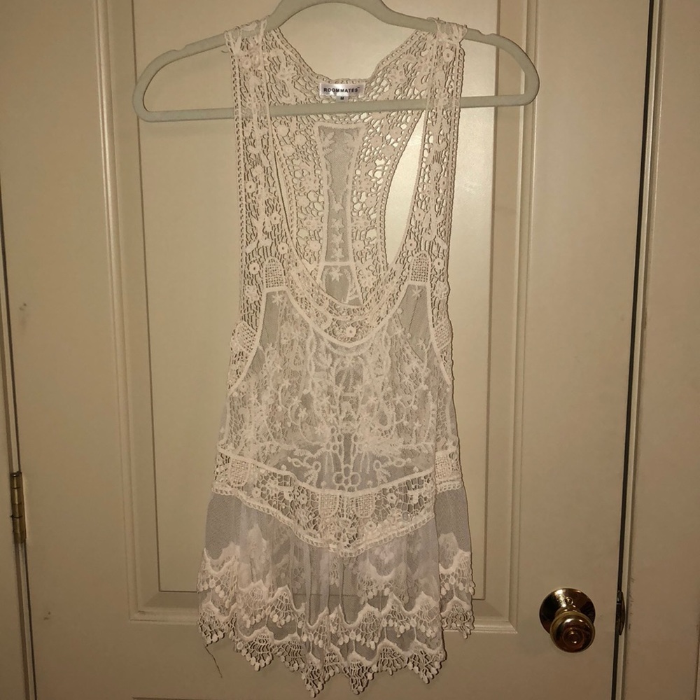 Lace tank